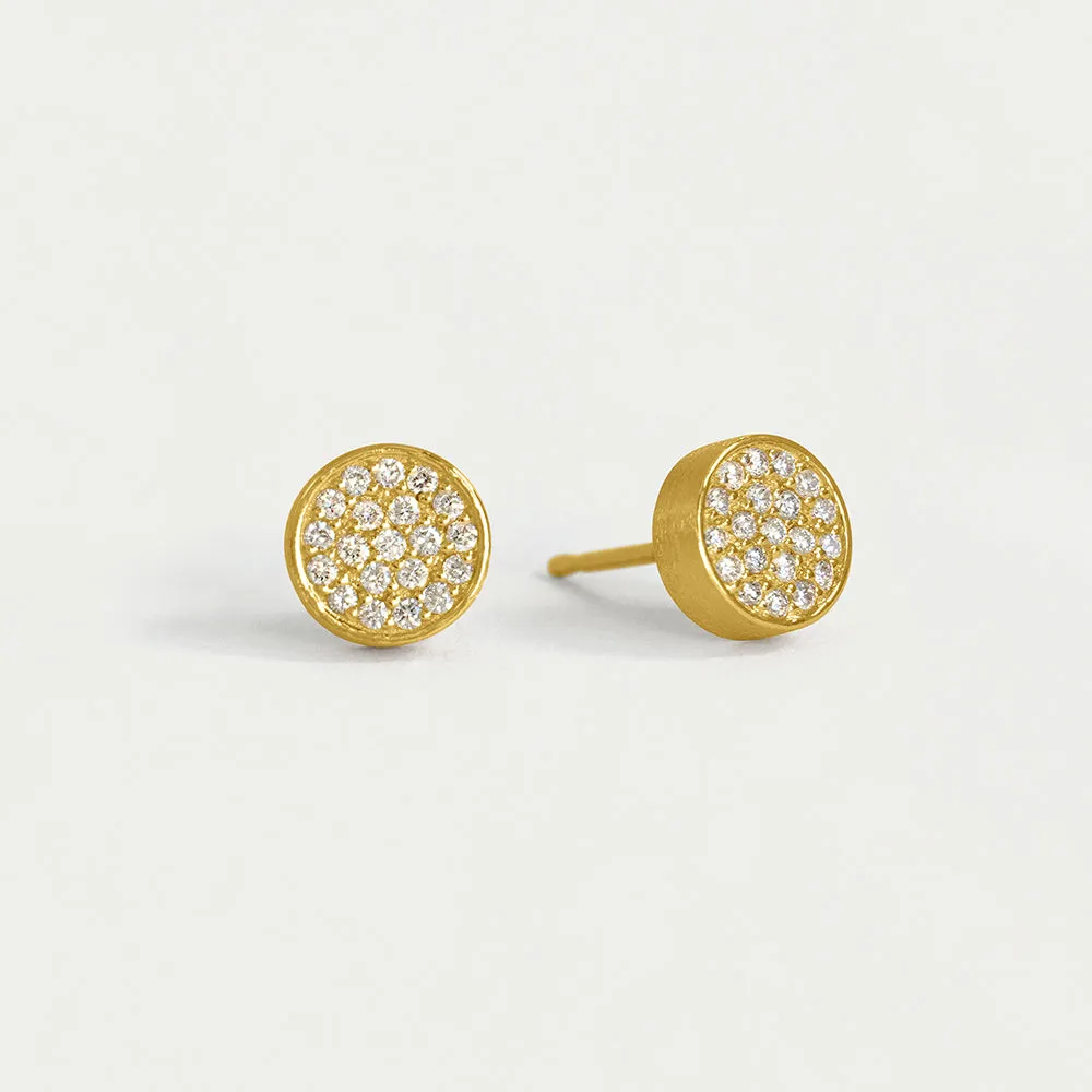 14K Gold Signature Diamond Studs