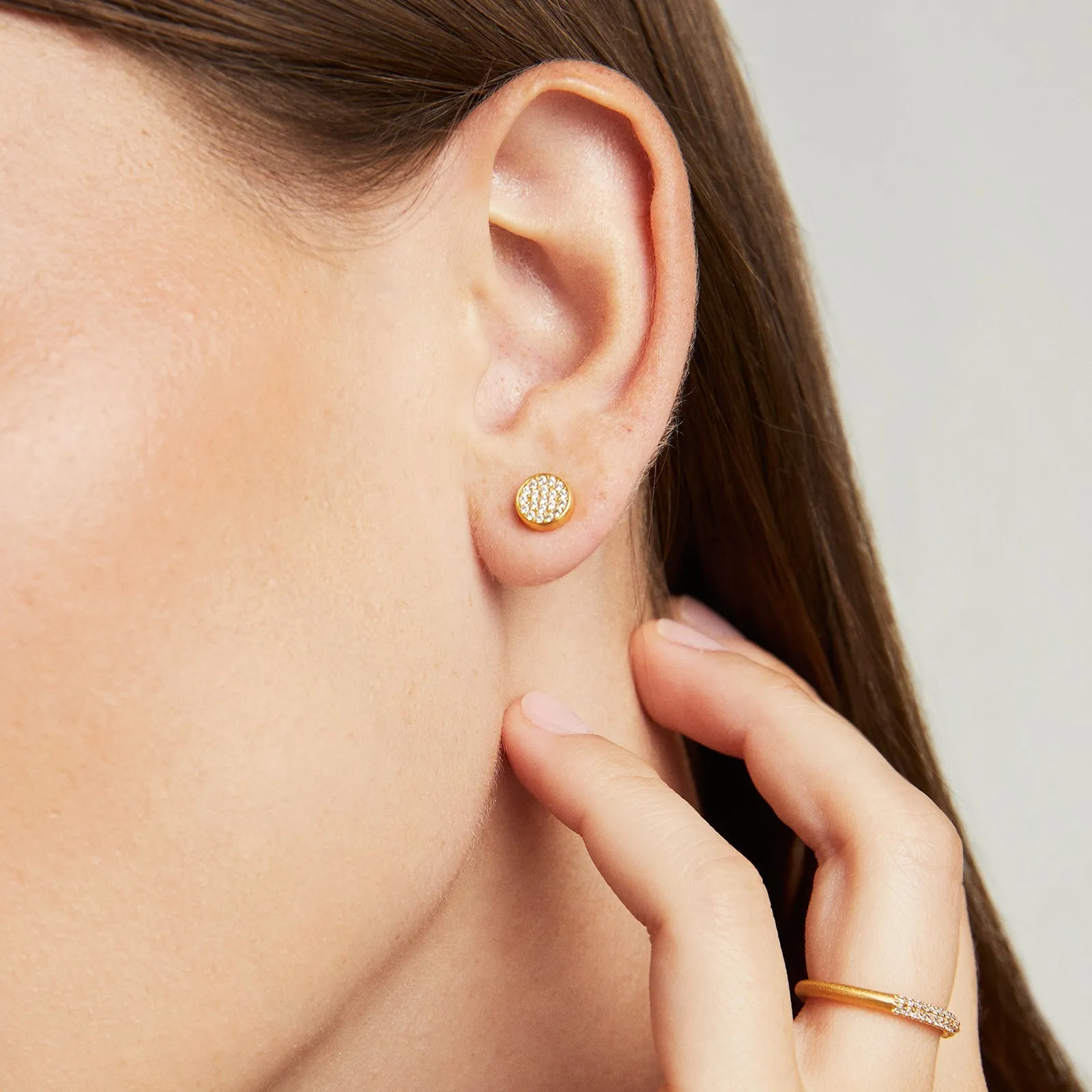 14K Gold Signature Diamond Studs