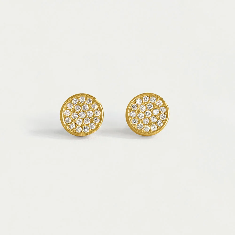 14K Gold Signature Diamond Studs