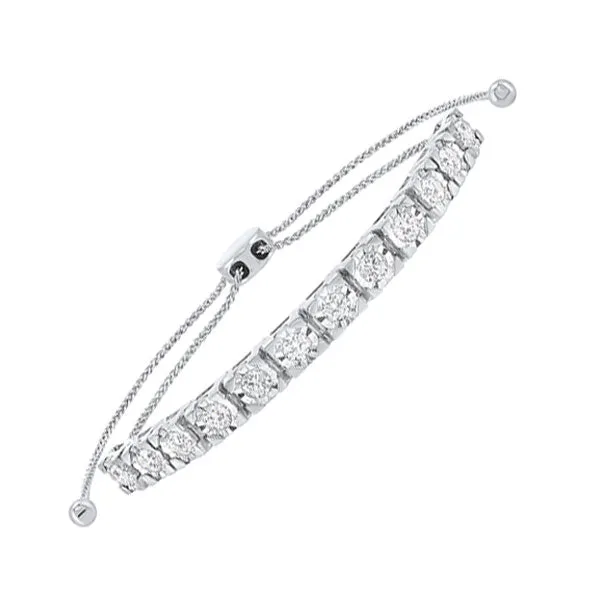 14KT WHITE GOLD DIAMOND (1 1/2CTW) BRACELET