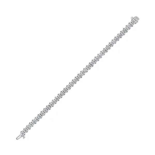 14KT WHITE GOLD DIAMOND (10CTW) BRACELET