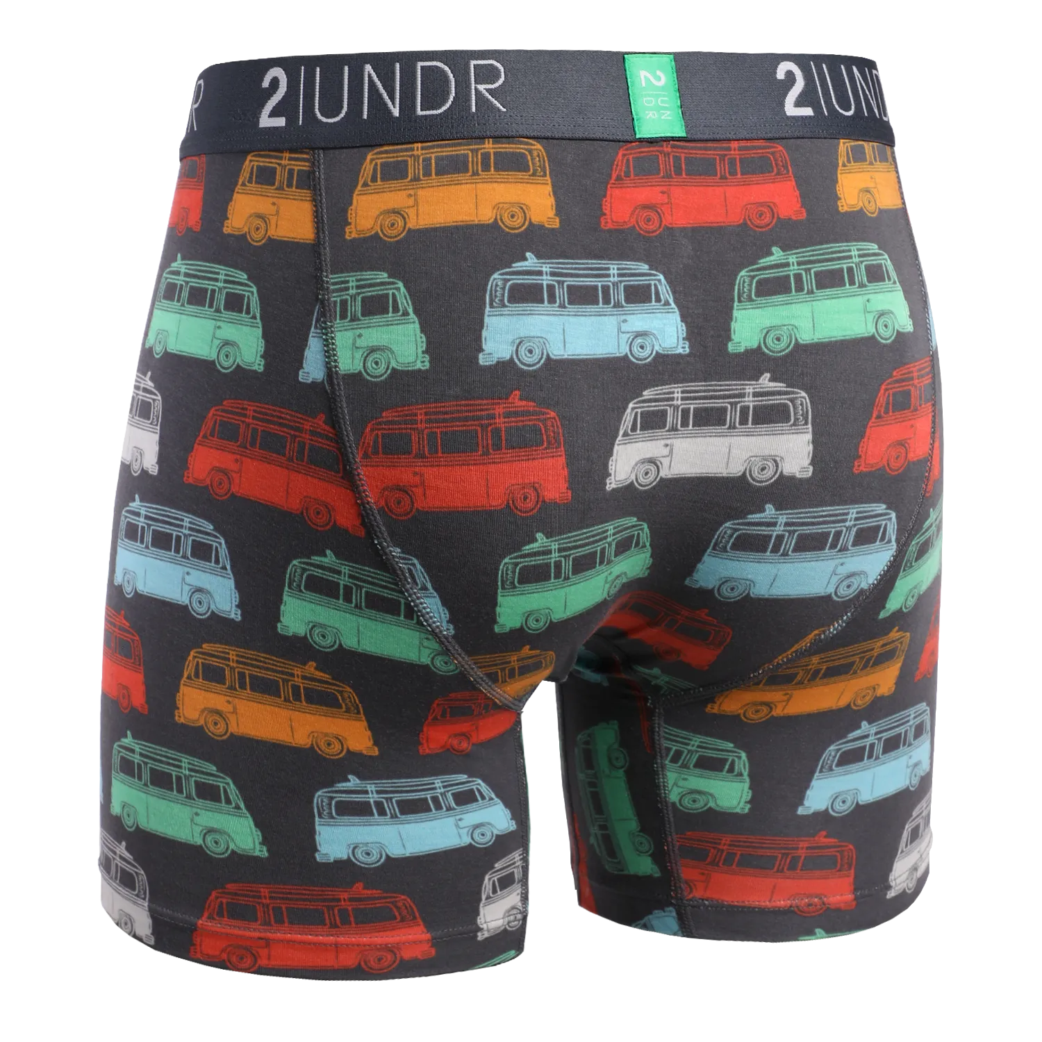 2UNDR Swing Shift Boxer Brief In Surf Bus