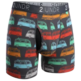 2UNDR Swing Shift Boxer Brief In Surf Bus