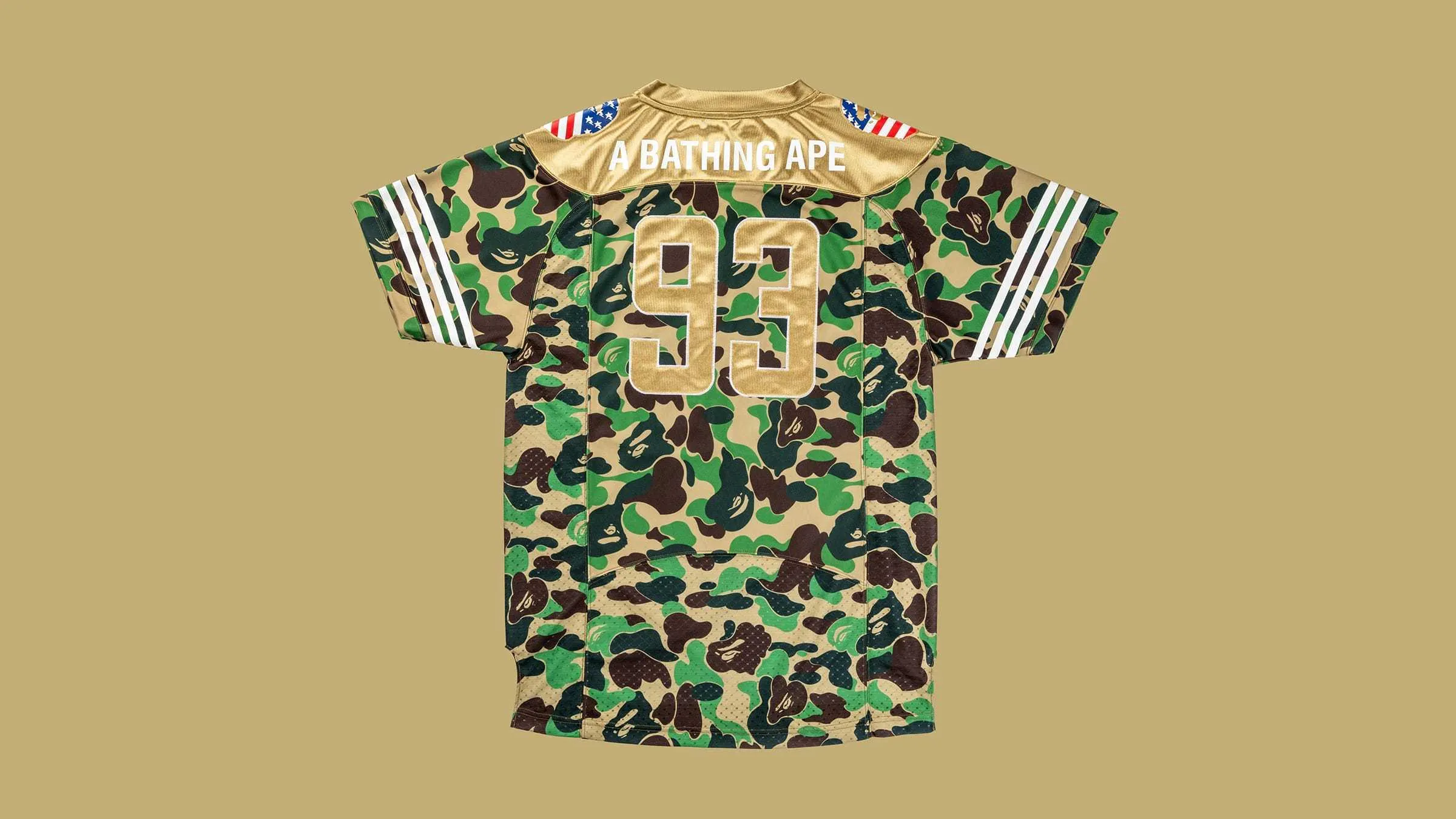 A BATHING APE  |Camouflage Unisex Street Style Collaboration Short Sleeves