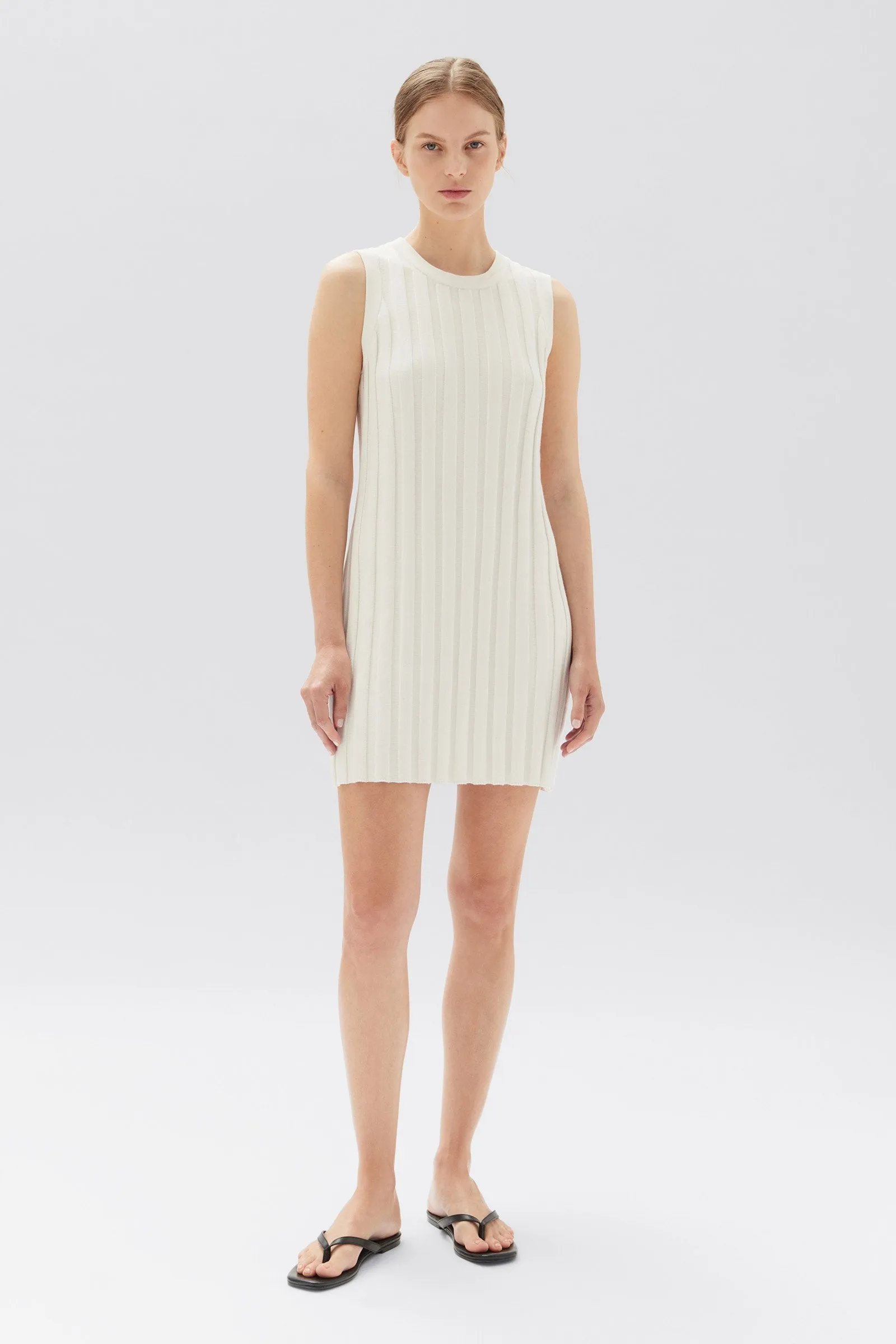 Alana Knit Rib Mini Dress