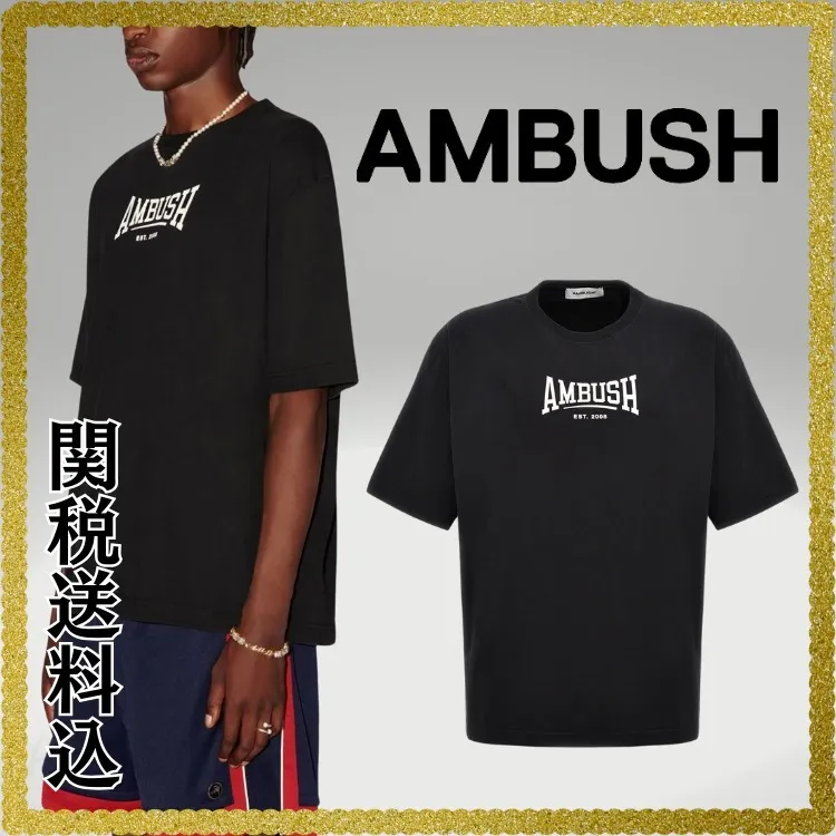 AMBUSH  |Cotton Short Sleeves Logo T-Shirts