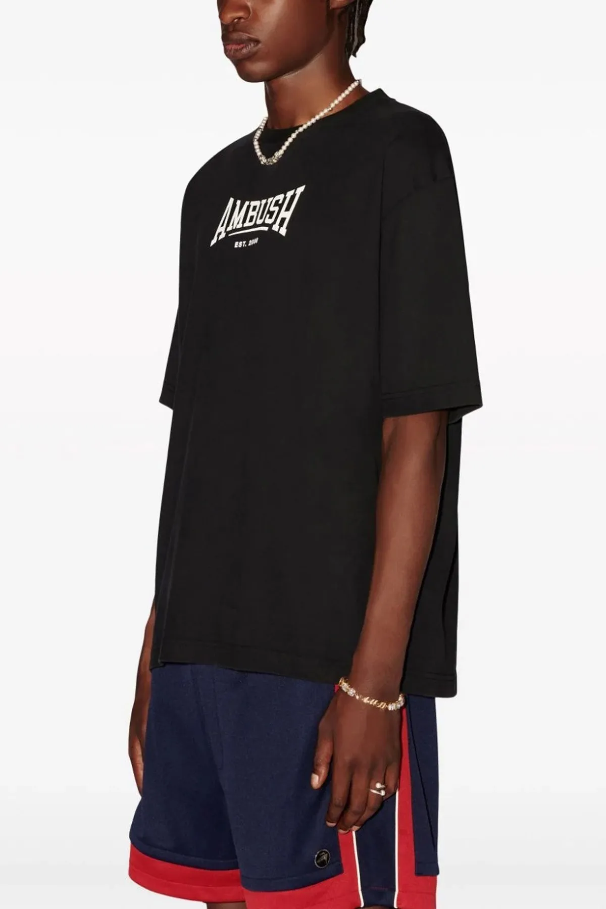 AMBUSH  |Cotton Short Sleeves Logo T-Shirts