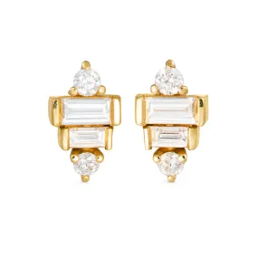 Baguette Diamond Earrings