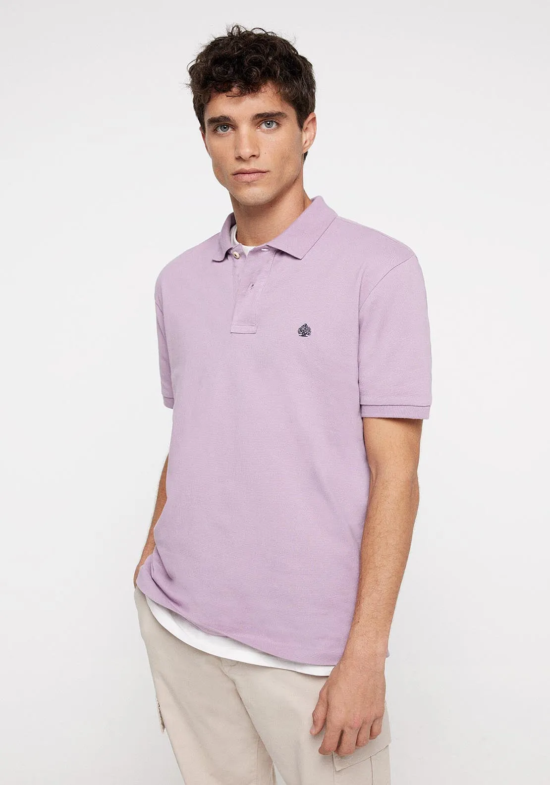 Basic piqué polo shirt