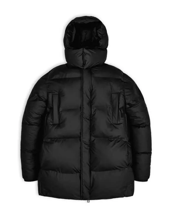 Boxy Puffer Parka Black | Rains | Watch Wear