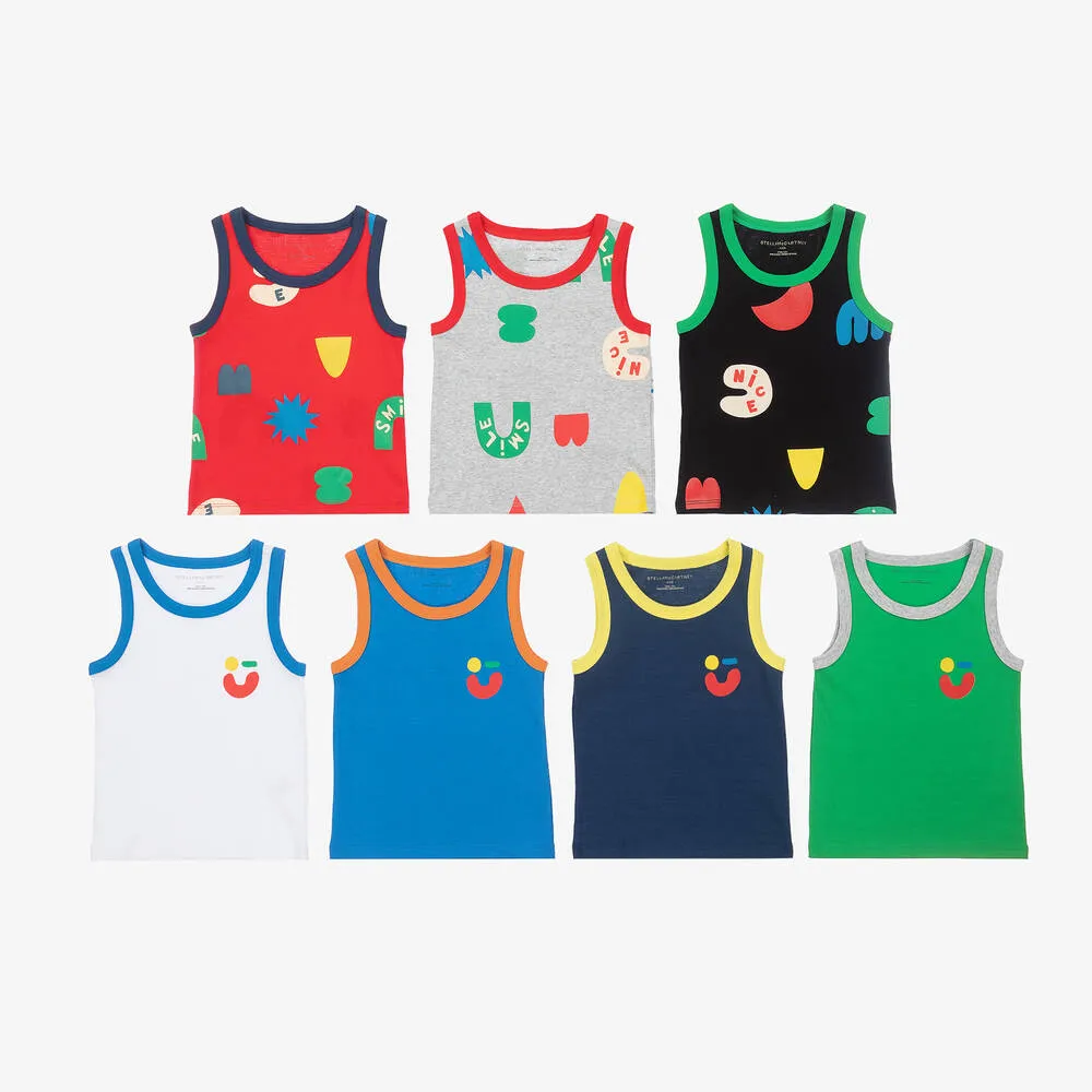 Boys Cotton Vests (7 Pack) 