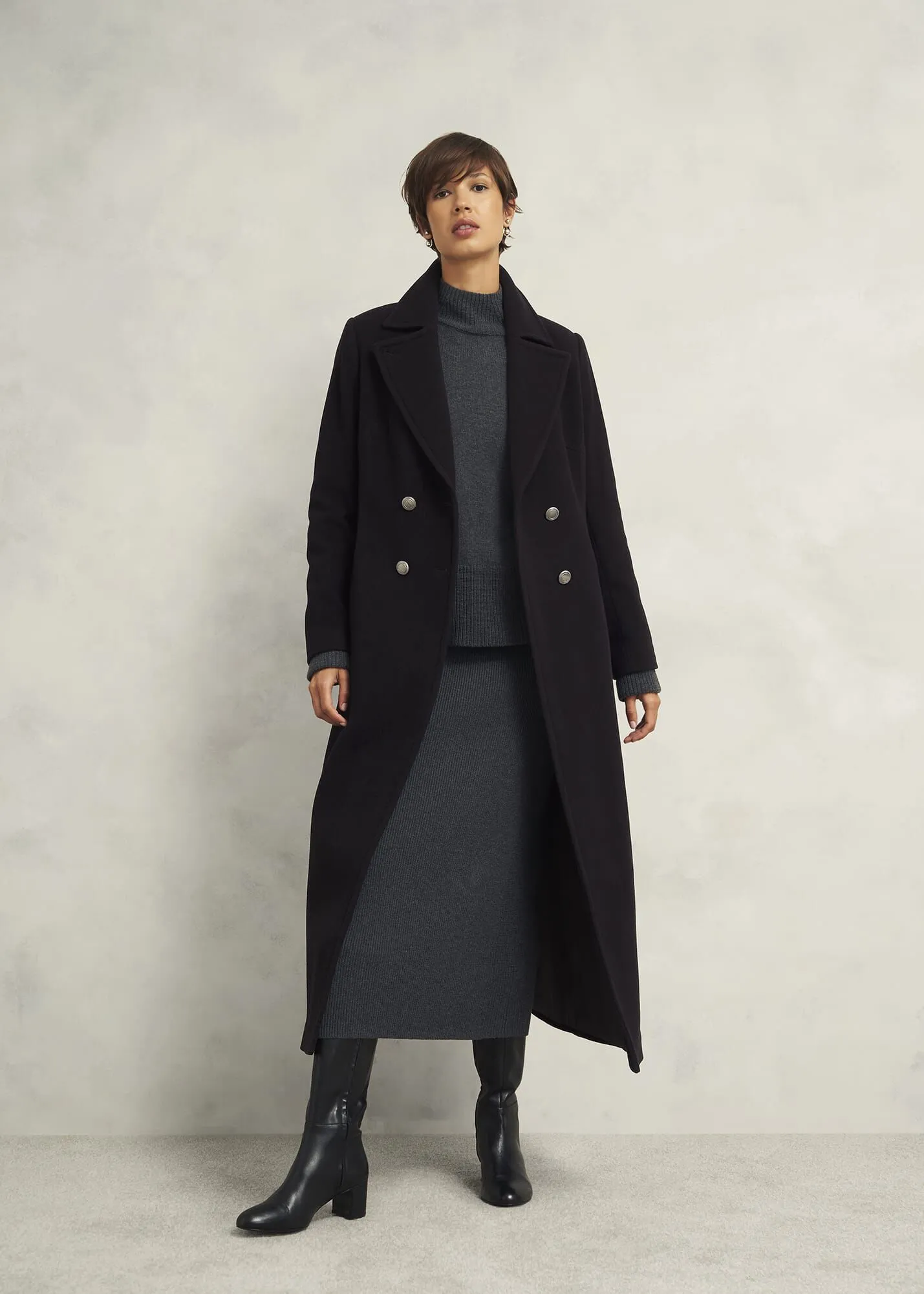 Brittany Wool Blend Coat 