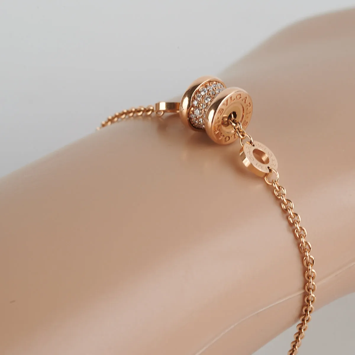 Bvlgari B.Zero1 Bracelet Diamond Rose Gold