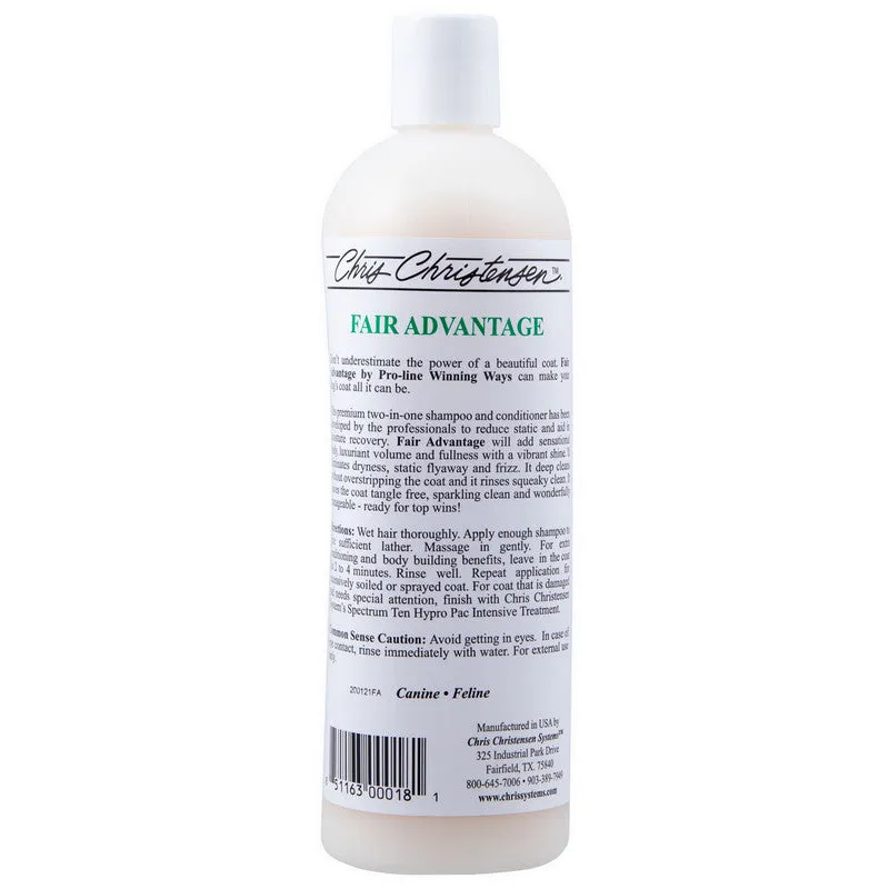 Chris Christensen Pro-Line Fair Advantage Shampoo For Dogs, 16oz