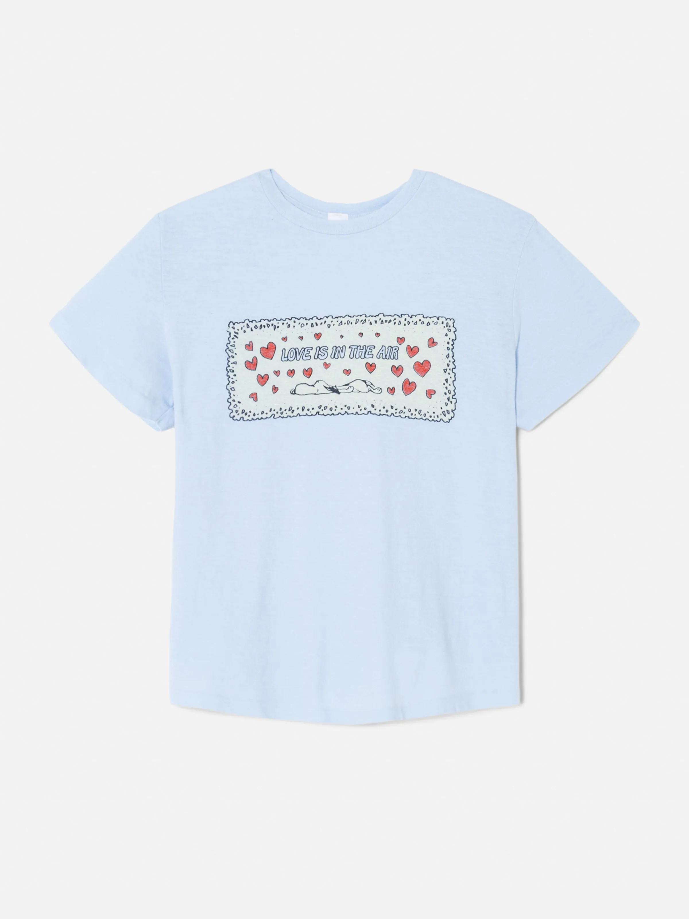 Classic Snoopy Love Tee - Baby Blue