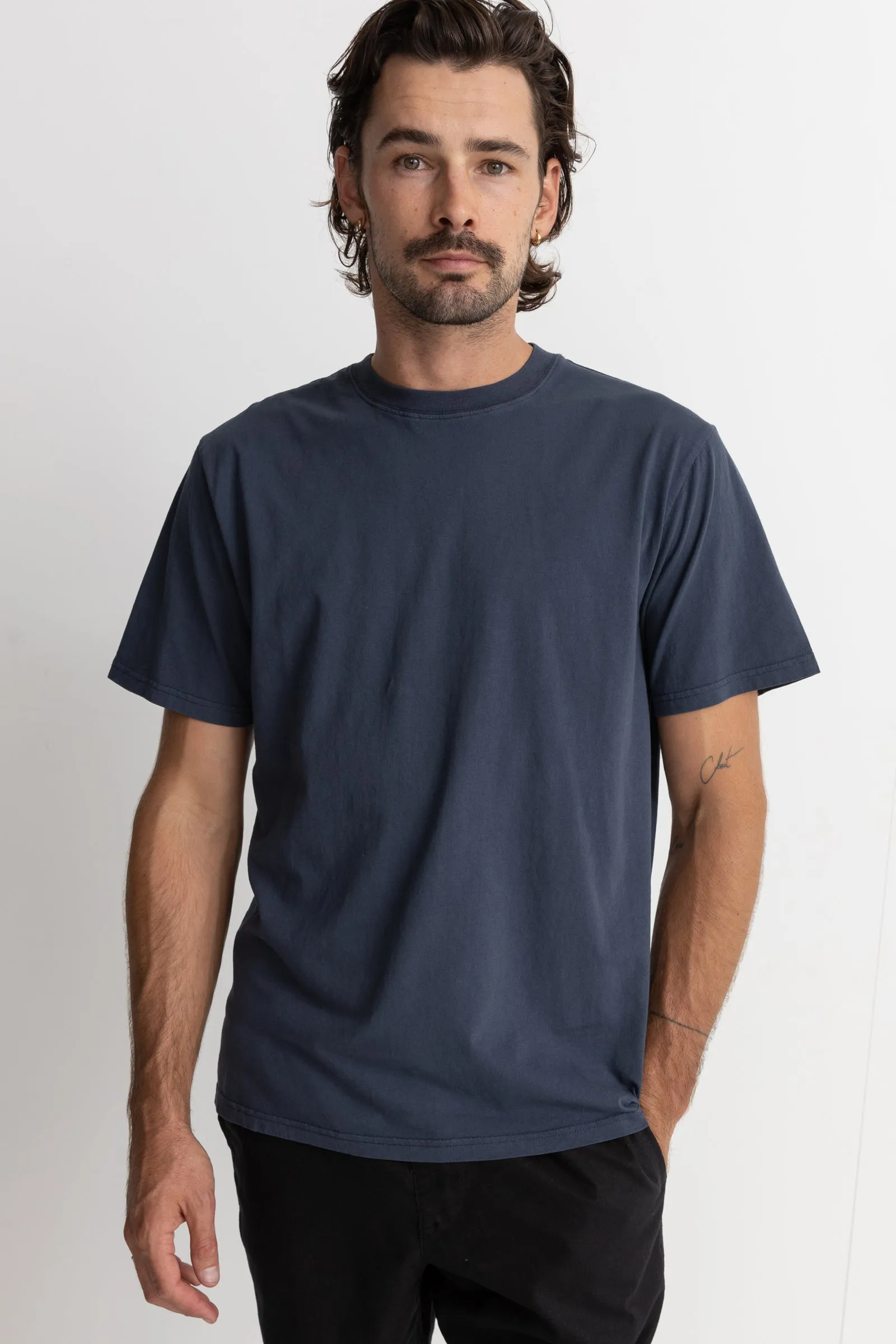 Classic Vintage Tee Worn Navy