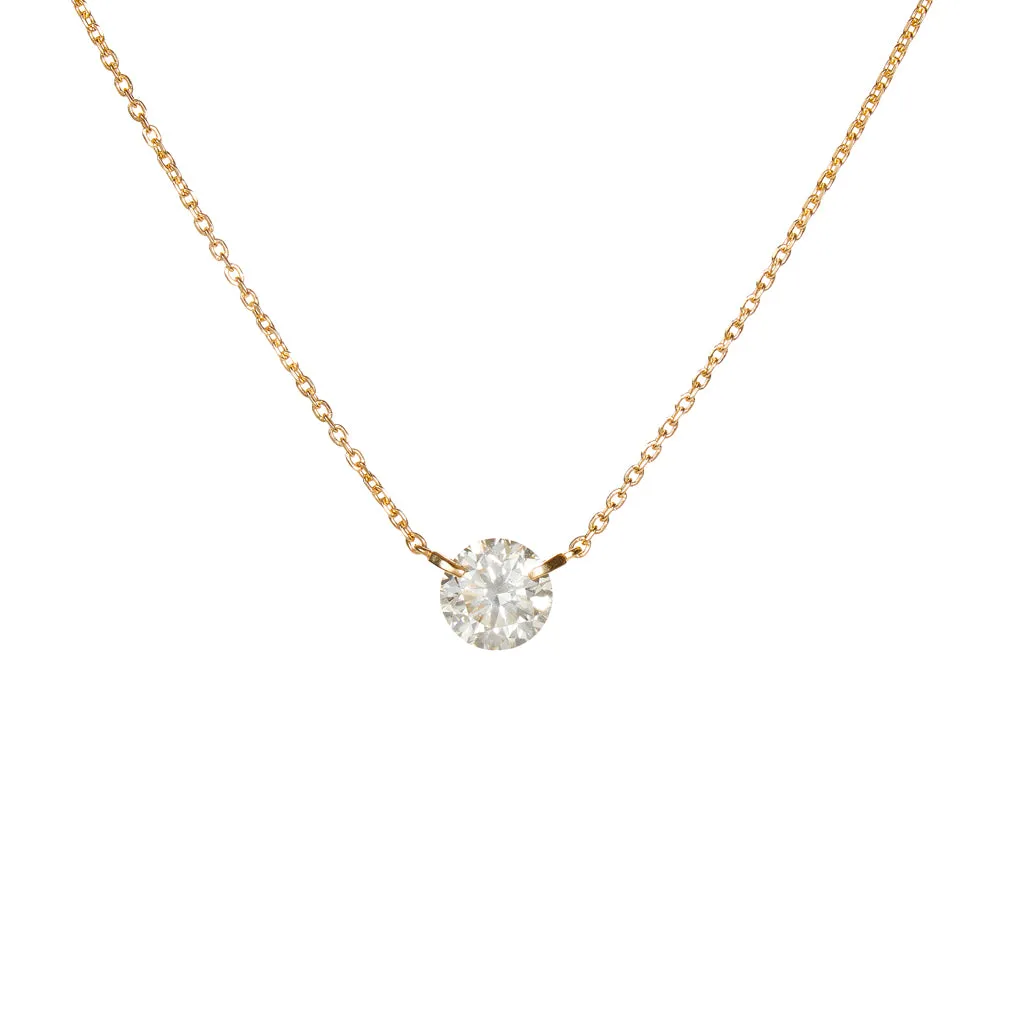 Collette Diamond Solitair Necklace