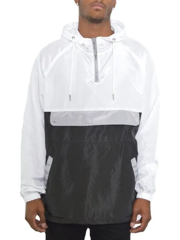 Color Block Anorak Jacket Windbreaker