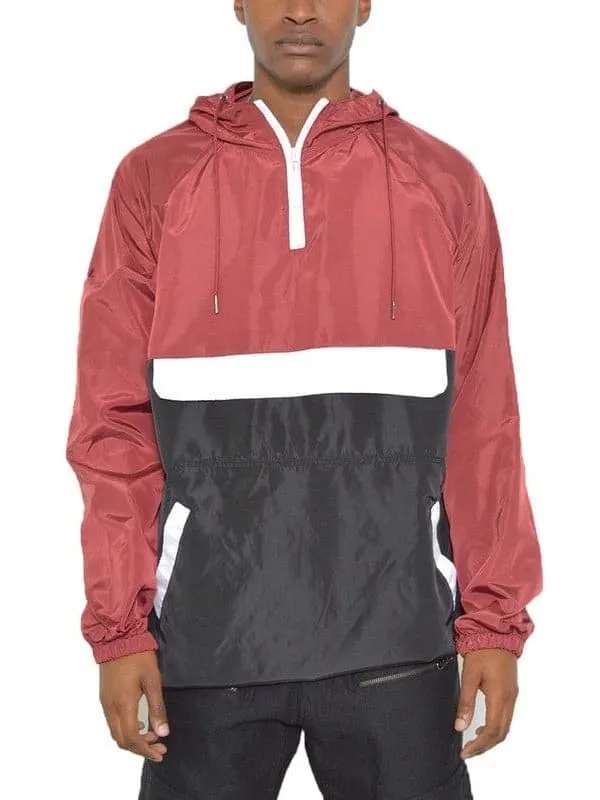 Color Block Anorak Jacket Windbreaker