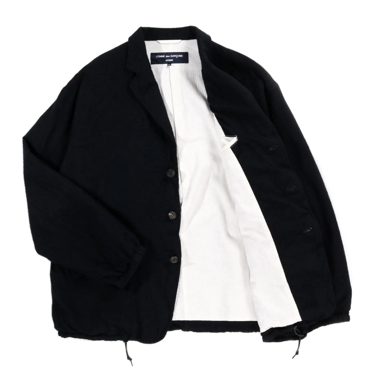 COMME DES GARCONS HOMME J024 WOOL JACKET NAVY