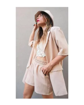 Coor Set Blazer & Shorts: NERO o CREMA!