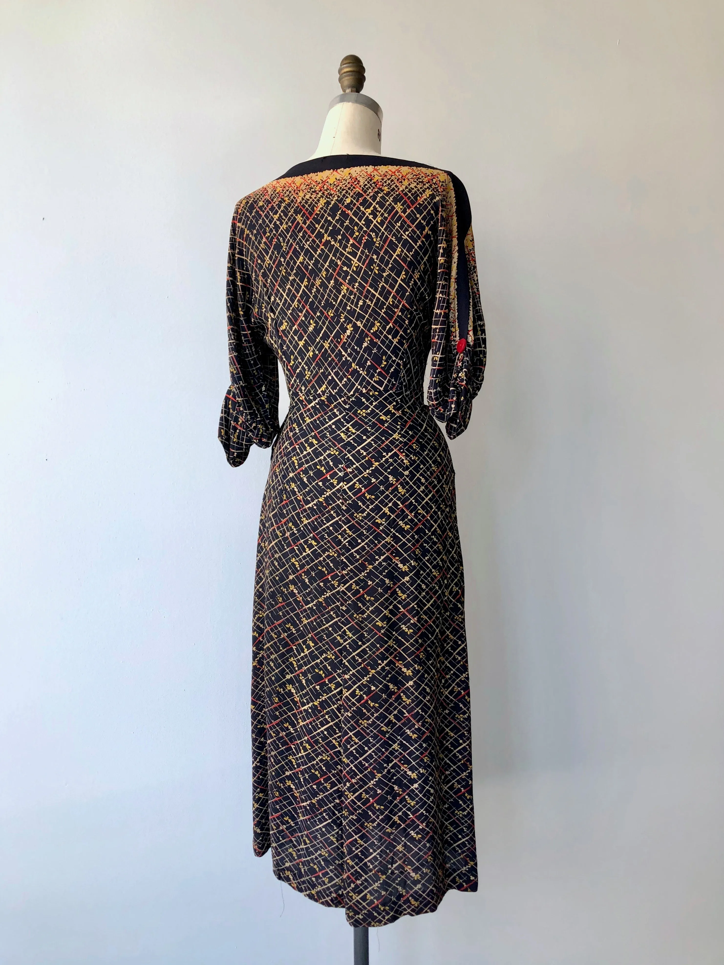 Copyright 1934 Rayon Dress