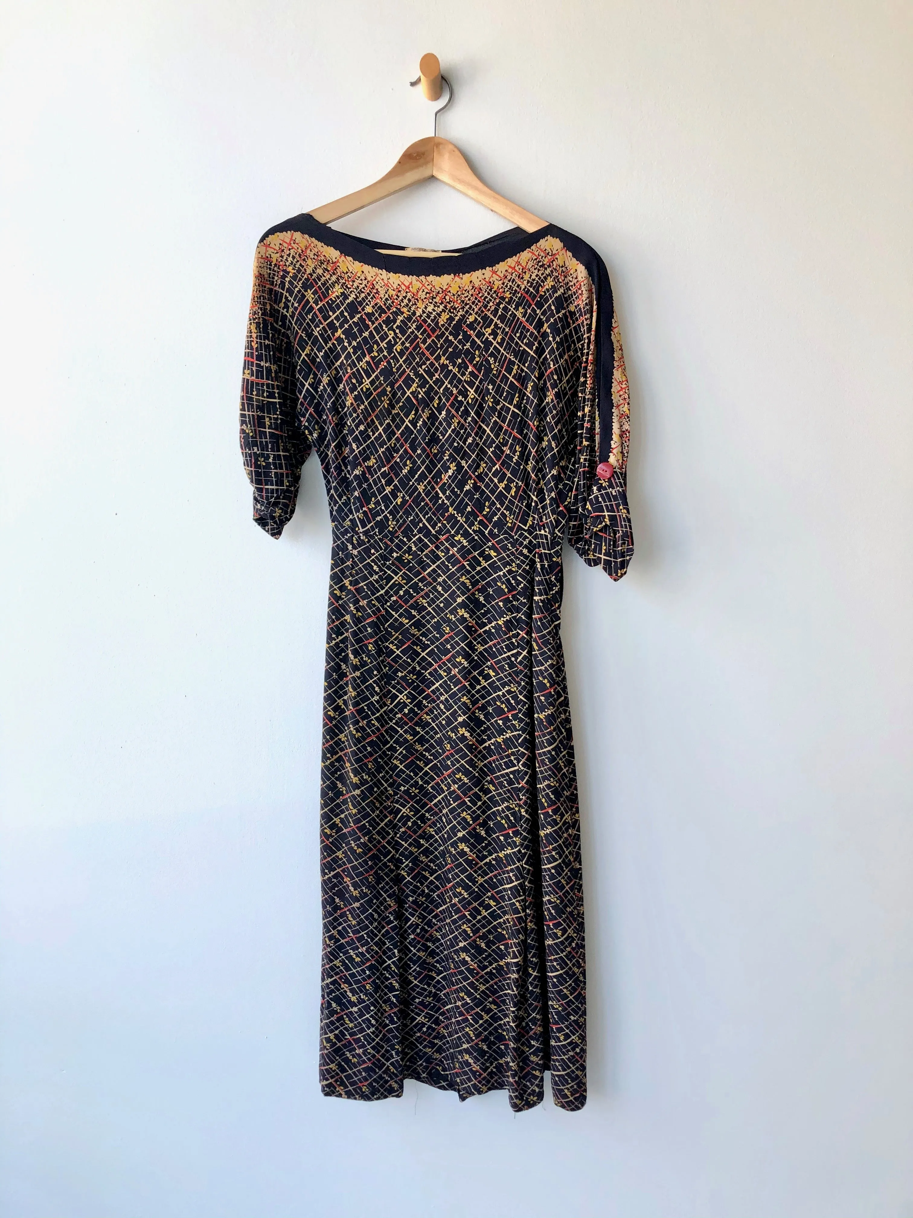 Copyright 1934 Rayon Dress