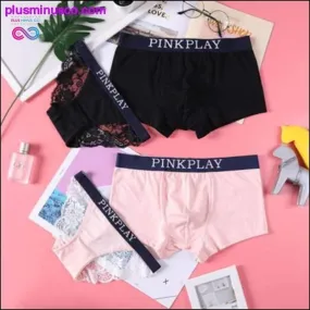 Couple Underwear, Sexy Cotton Panties for Women and Men, cute couples gift, novelty gift for him and her, cute funny underwear