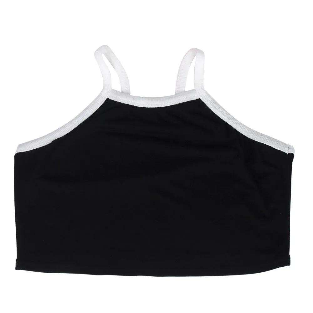 Crop Top Cropped Vintage Tops Tank Bustier Tanks Sleeveless Vest Wrapped Chest Shirt Women Casual Tank Tops