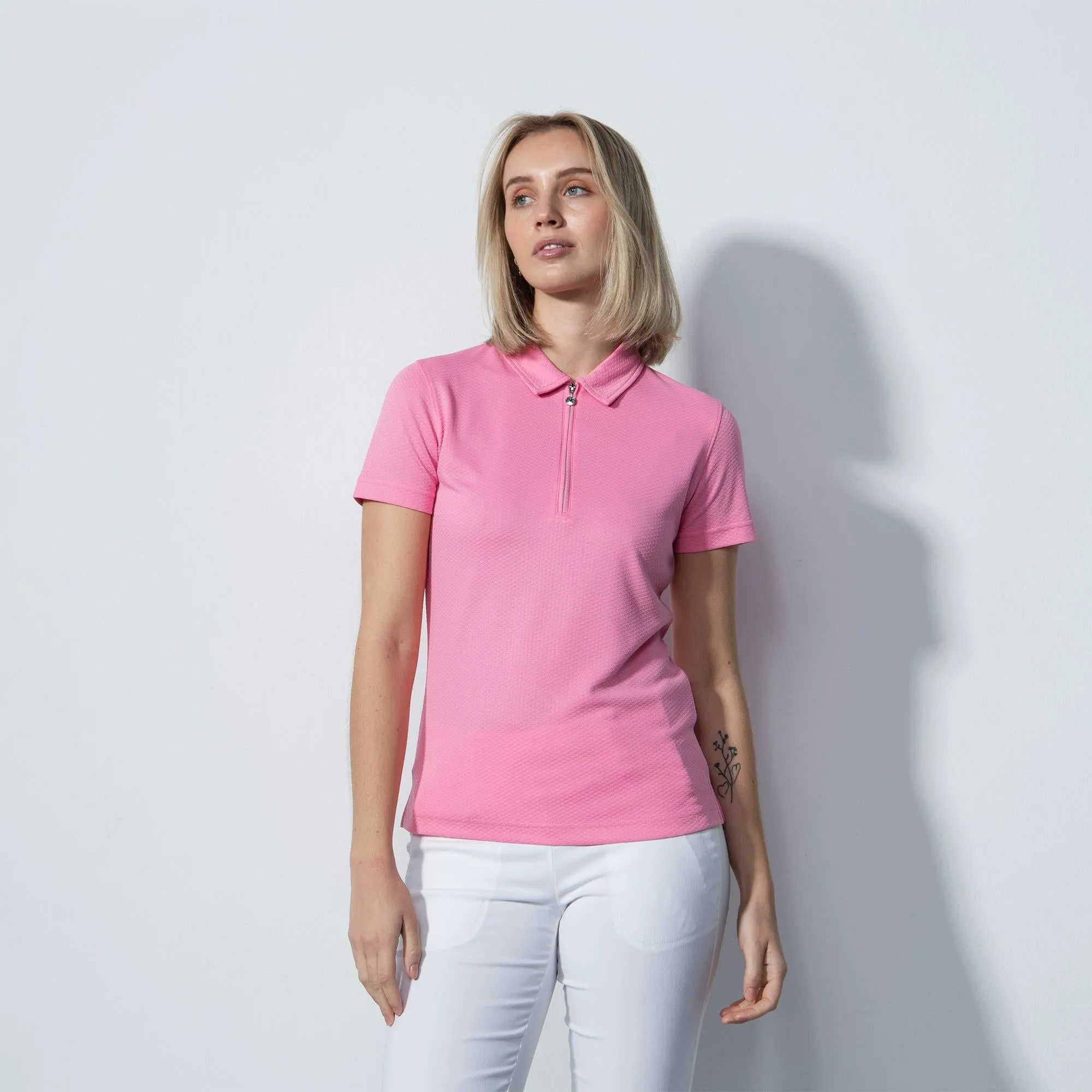 Daily Sports Peoria Ladies  Polo Shirt Pink Sky