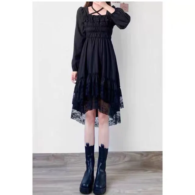 Dark Angel Romantic Gothic Dark Fairy Dress