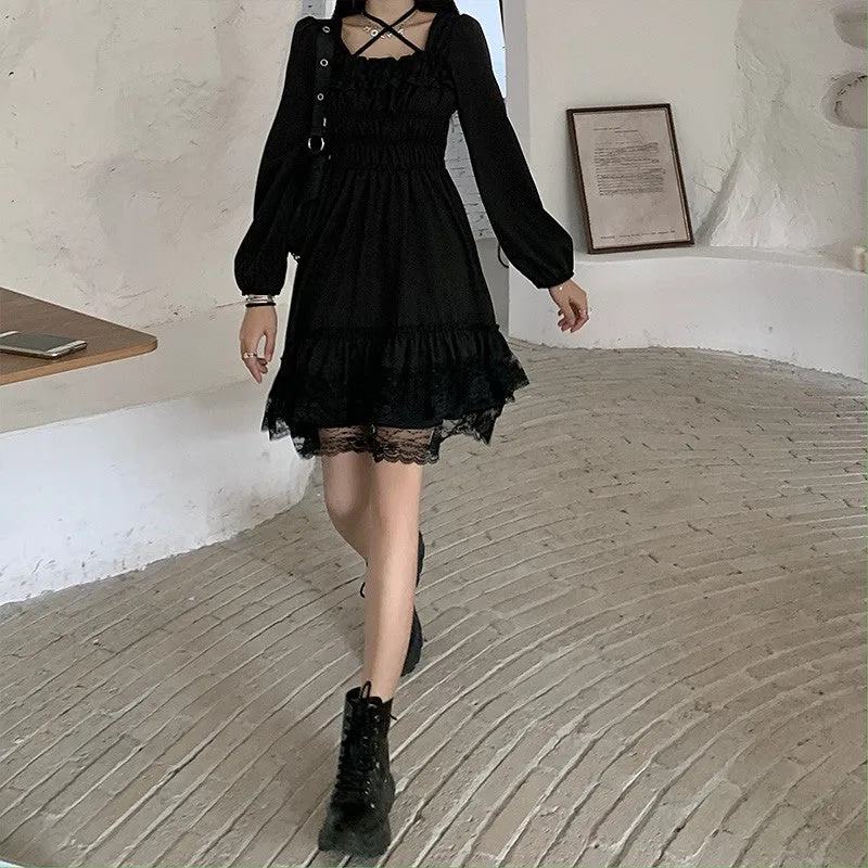 Dark Angel Romantic Gothic Dark Fairy Dress