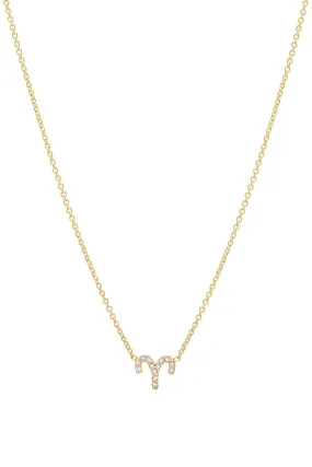 Diamond Aries Necklace