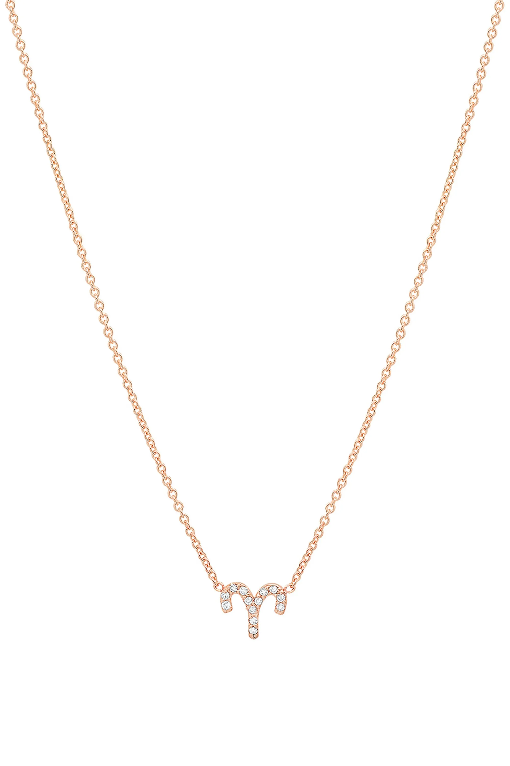 Diamond Aries Necklace