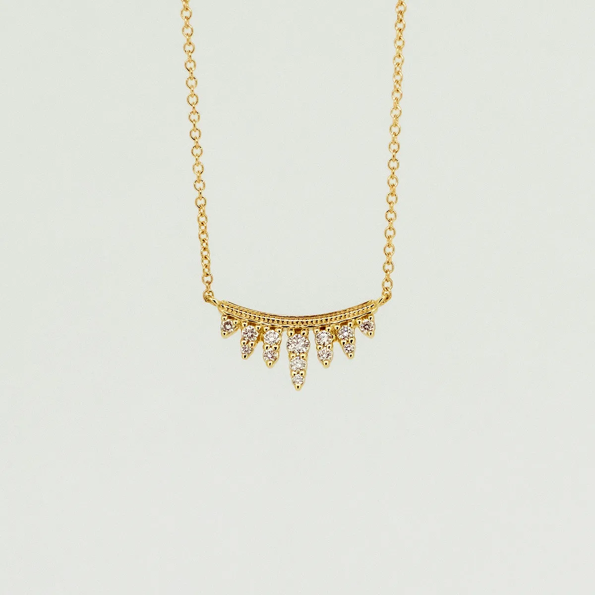 Diamond Bar Necklace