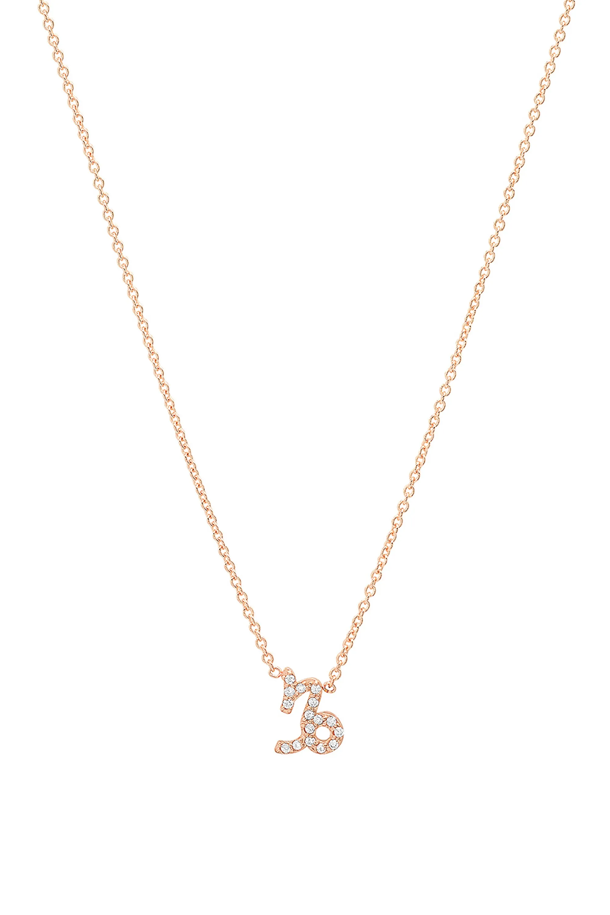 Diamond Capricorn Necklace