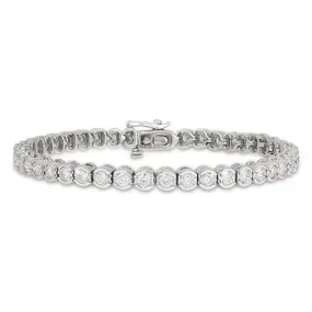 Diamond Half Bezel Bracelet