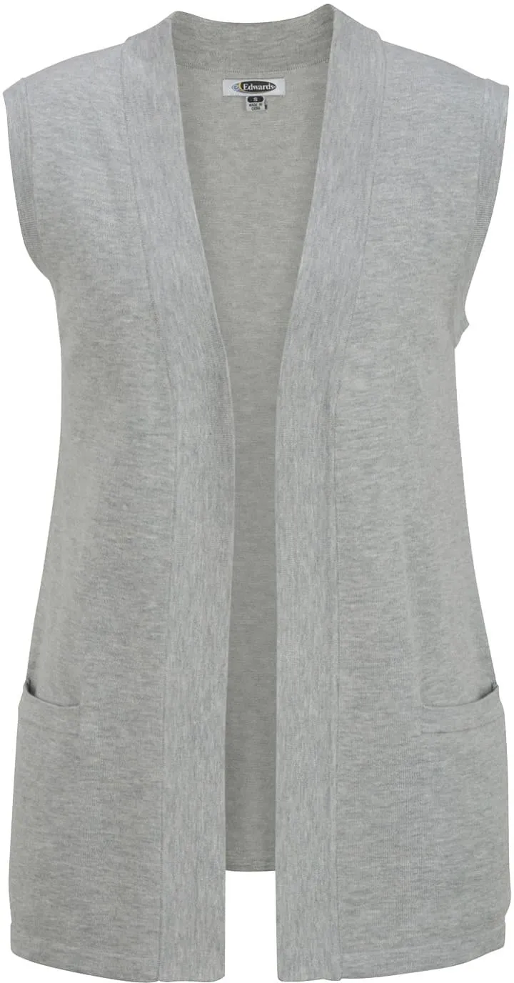 Edwards Ladies Open Cardigan Sweater Vest