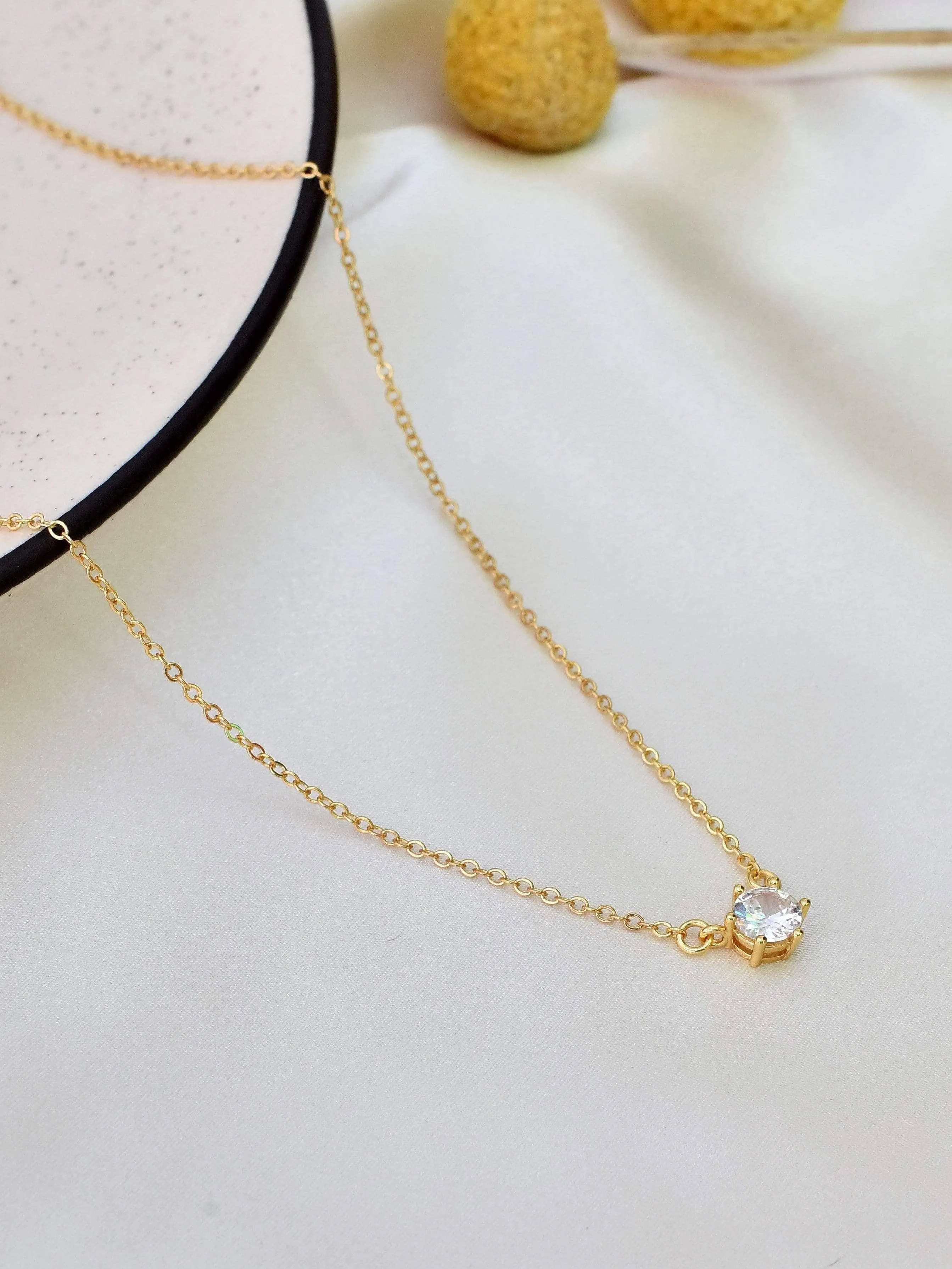 Floating Diamond Necklace