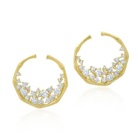 Full Moon Diamond Earrings