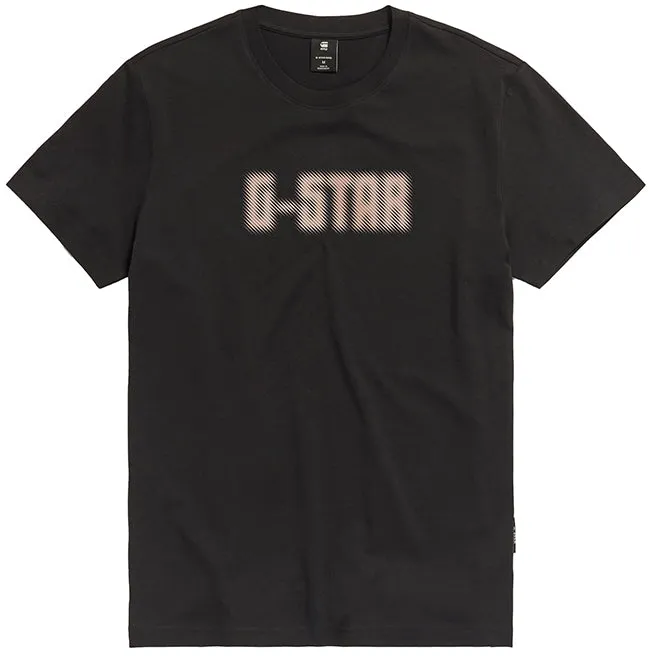 G Star Raw Mens Dotted T Shirt Dark Black