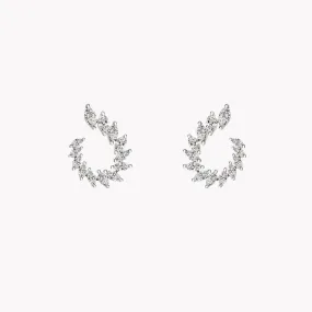 Graduated Marquise Diamond Earrings