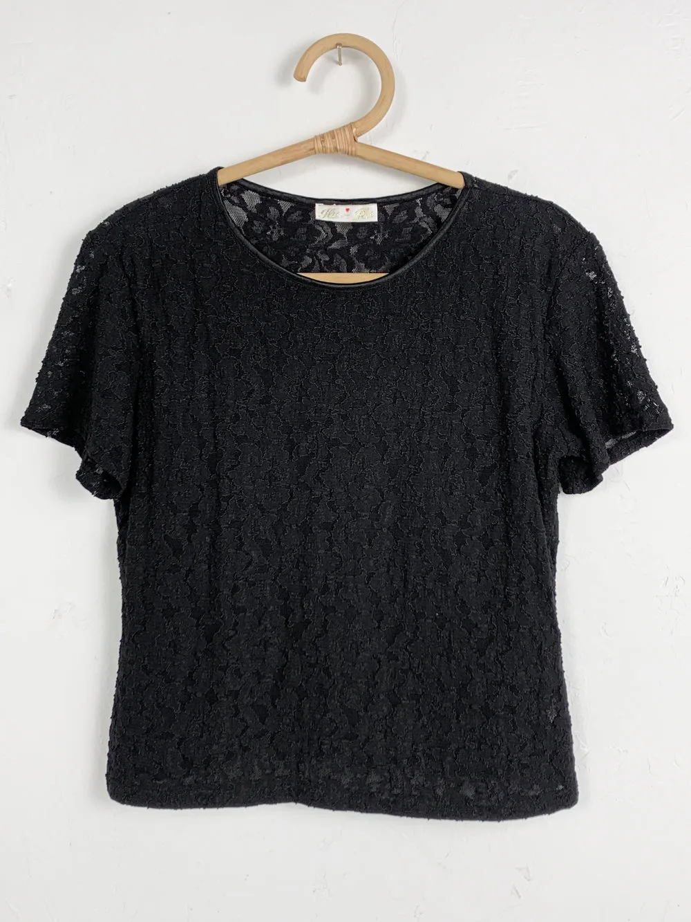 HuHu Black Lace TShirt