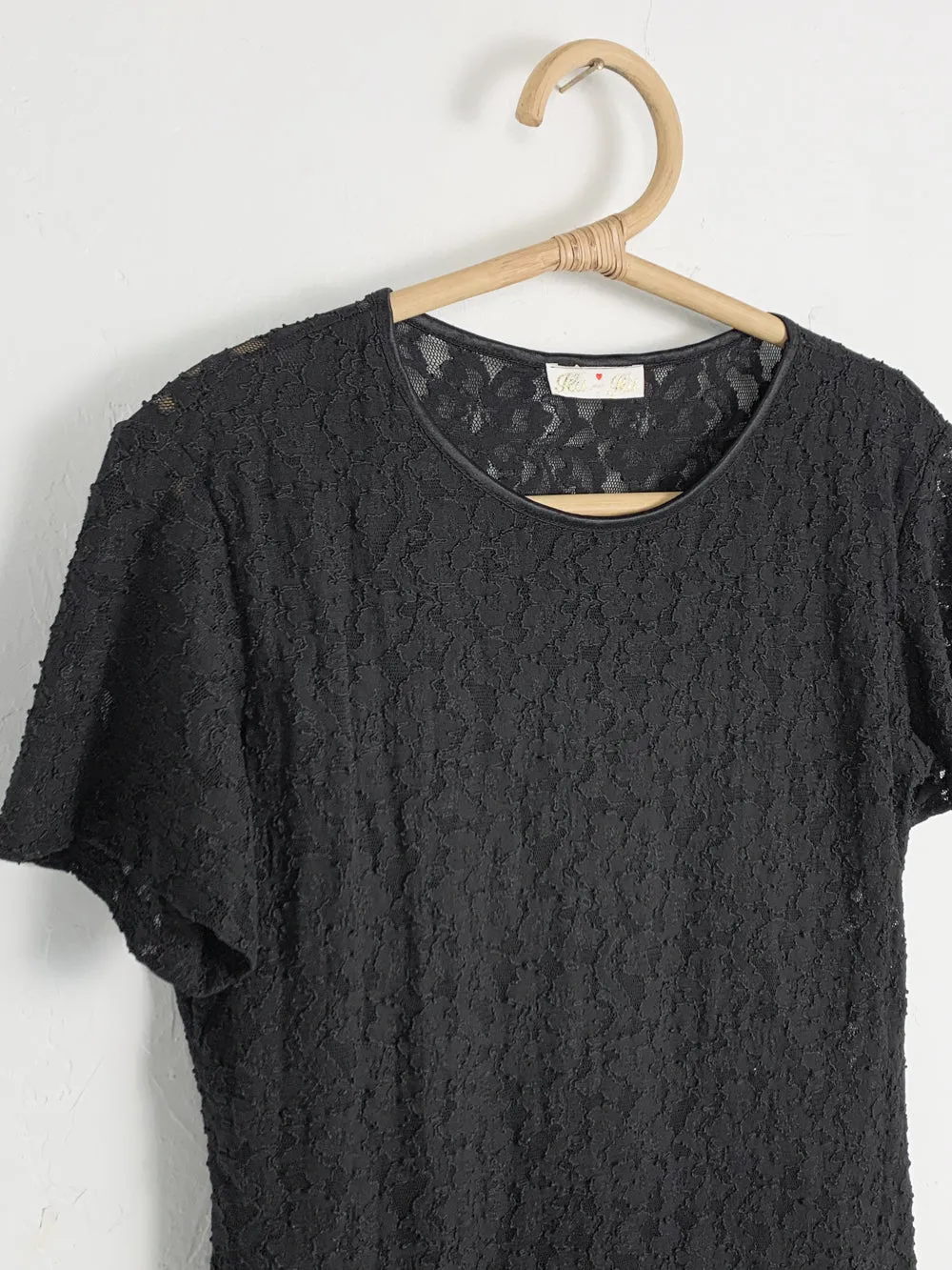 HuHu Black Lace TShirt