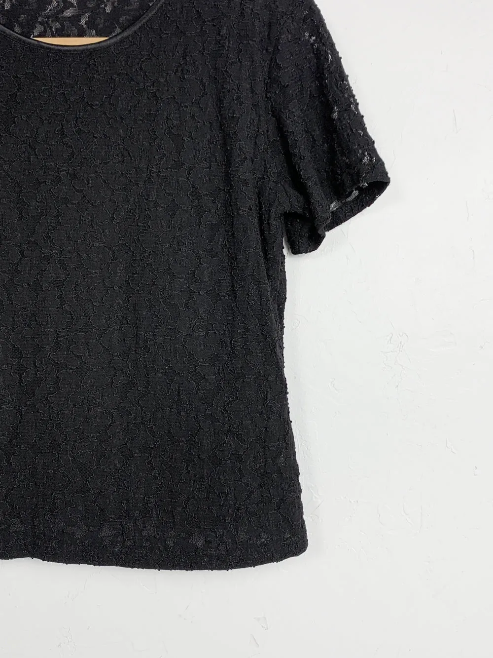 HuHu Black Lace TShirt