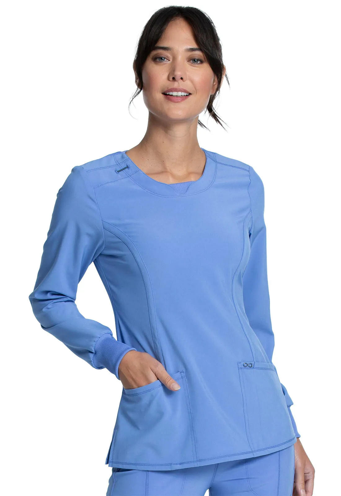 Infinity Long Sleeve V-Neck Tops