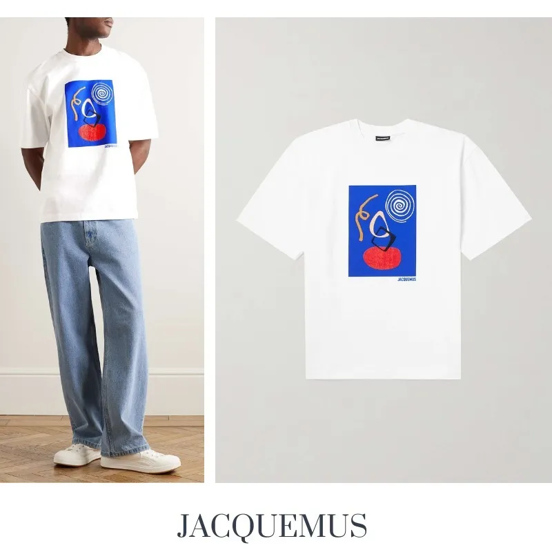 JACQUEMUS  |Cotton Short Sleeves Logo T-Shirts