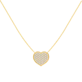 Kids Diamond Heart Necklace