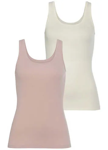 LASCANA Pack of 2 Vests | Grattan