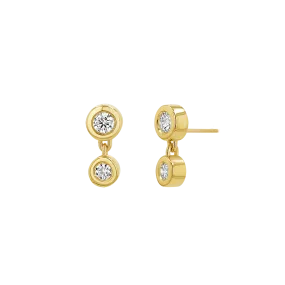 Linked Diamond Duo Studs